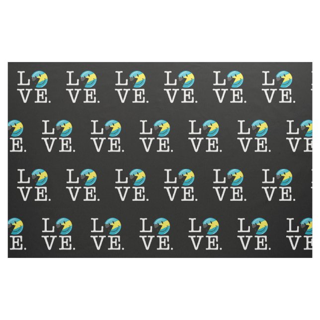 Älska den Bahamas öpridet Tyg (Fat Quarter)