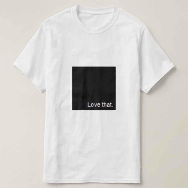 älska den t-skjorta t shirt (Design framsida)