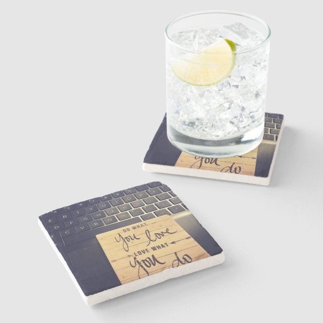 ÄLSKA DET DU GÖR STEN UNDERLÄGG (Sidan)