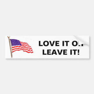 ÄLSKA DET ELLER LÄMNA DET (Amerika) Bildekal
