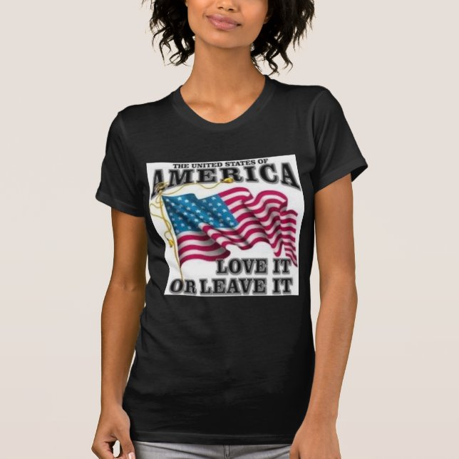 Älska det eller lämna det t shirt (Framsida)