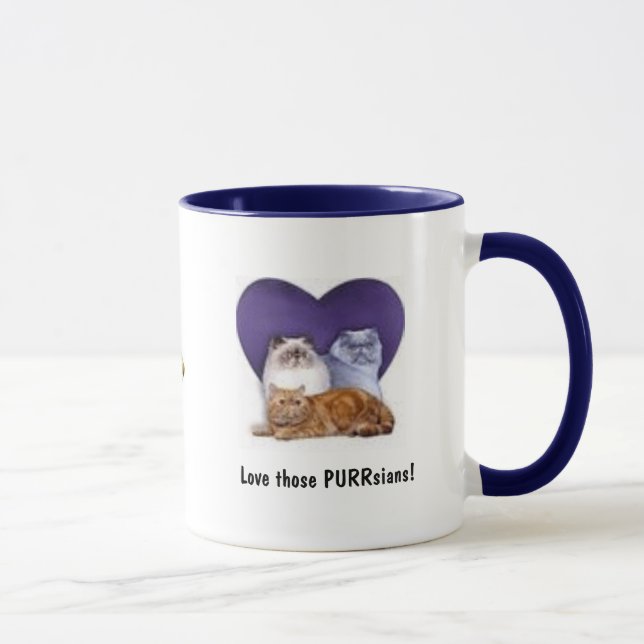 Älska det PURRsians! Mugg (Höger)