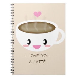 Älska dig en Latté anteckningsbok