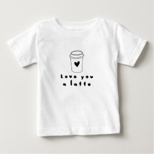 älska dig en latte t shirt