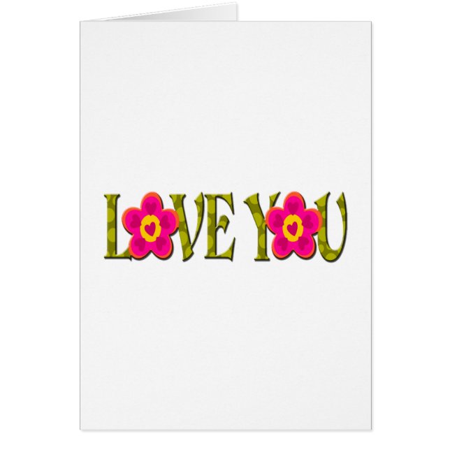 älska dig hälsningskort (Framsidan)