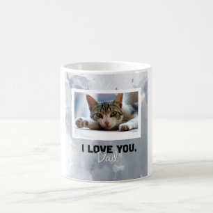 Älska dig muggen för fotoet för katten för kaffemugg