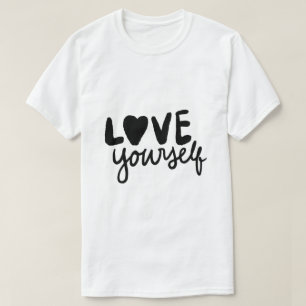 Älska Dig Själv – Typsnittsdesign för Egenvård T Shirt