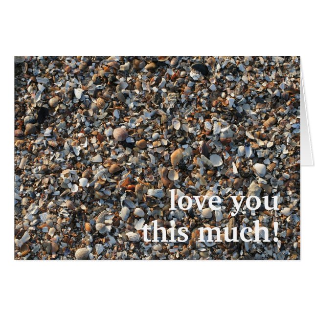 älska dig som är denna mycket hälsningskort (Framsidan Horizontal)