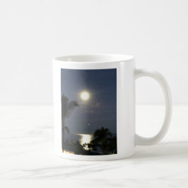 Älska dig till månen och dra tillbaka kaffemugg