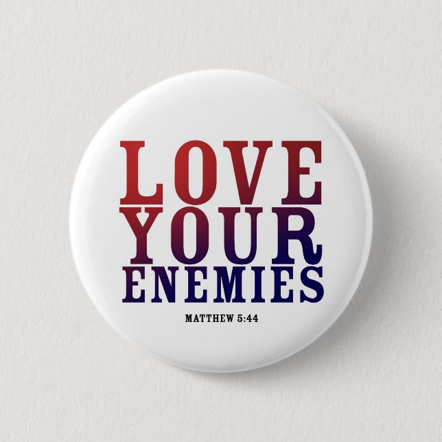 ÄLSKA DIN FIENDEGRUND KNAPP (Framsida)