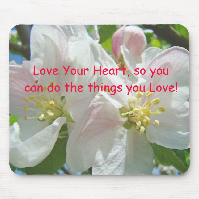 Älska din hjärta, så du kan göra sakerna som du musmatta (Framsidan)