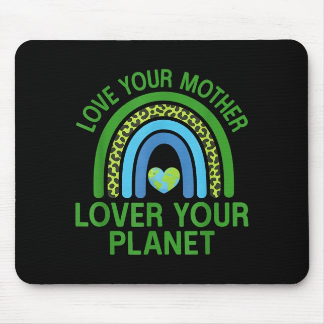 Älska din mamma älskar din planet  musmatta (Framsidan)