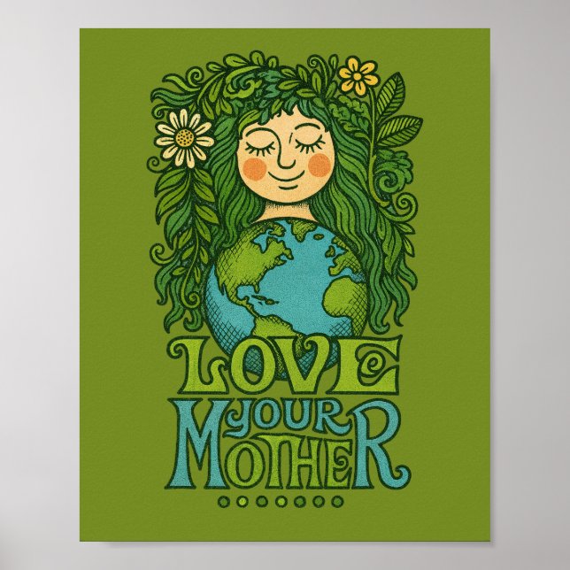 Älska din Moder Jord Poster (Framsidan)