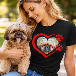 Älska Din Pälsiga Bebis Foto Hund Älskare T Shirt