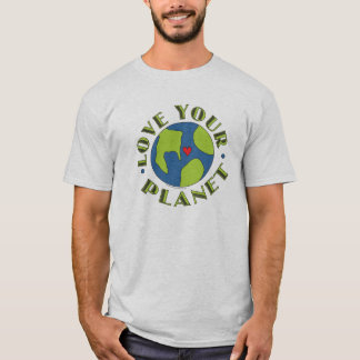 Älska din planetjordT-tröja Tee Shirt