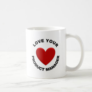 Älska din produktchef kaffemugg