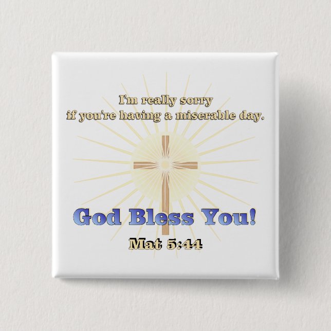 Älska dina fiender knäppas knapp (Framsida)