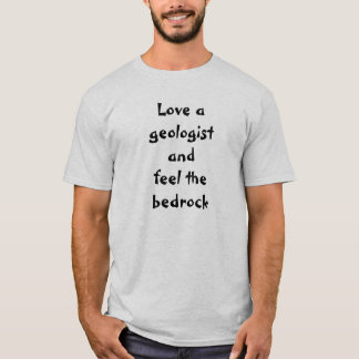 Älska en geolog tee shirt