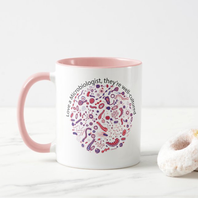 Älska en Microbiologist Mugg (Med munk)