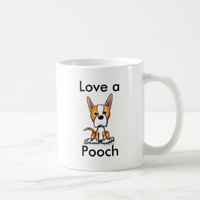 Älska en Pooch Kaffemugg (Höger)