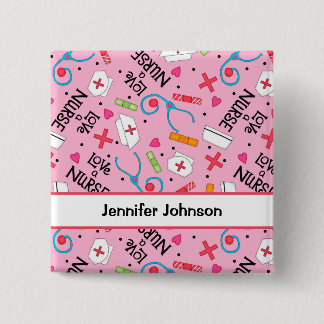 Älska en sjuksköterska, personligen för konstrosa knapp