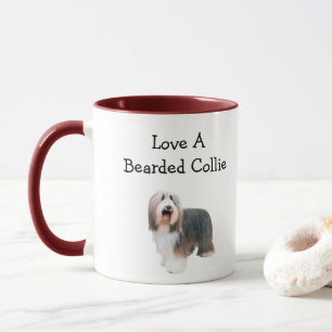 Älska en skäggig Collie Mugg