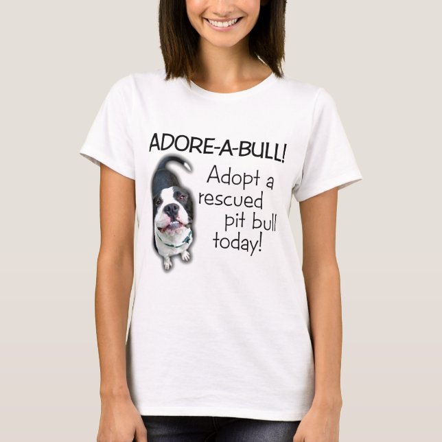 Älska-EN-Tjur groptjur! T-shirt (Framsida)