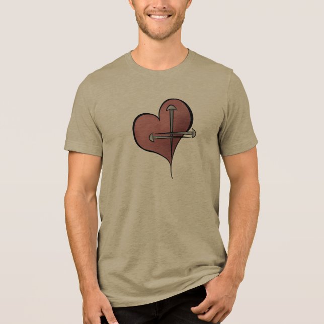 Älska Gud T Shirt (Framsida)