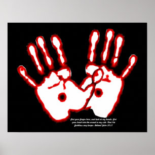 Älska händer - John 20:27 Poster