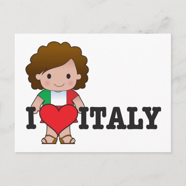 Älska Italien Vykort (Framsida)