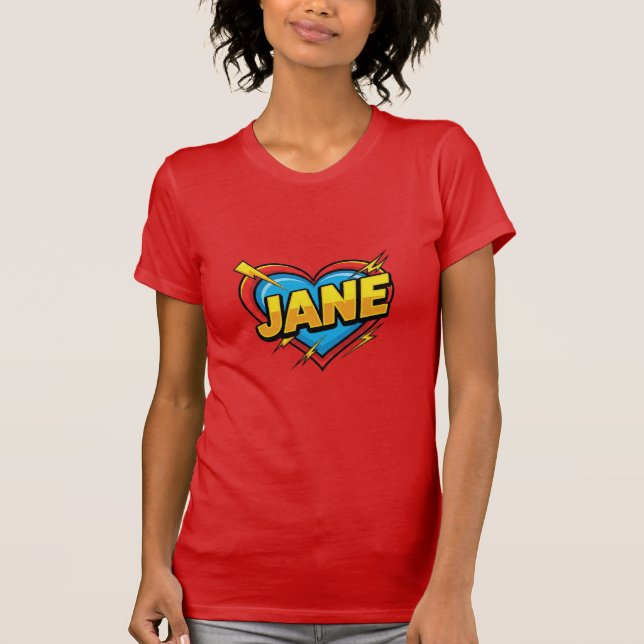 Älska Jane T Shirt (Framsida)