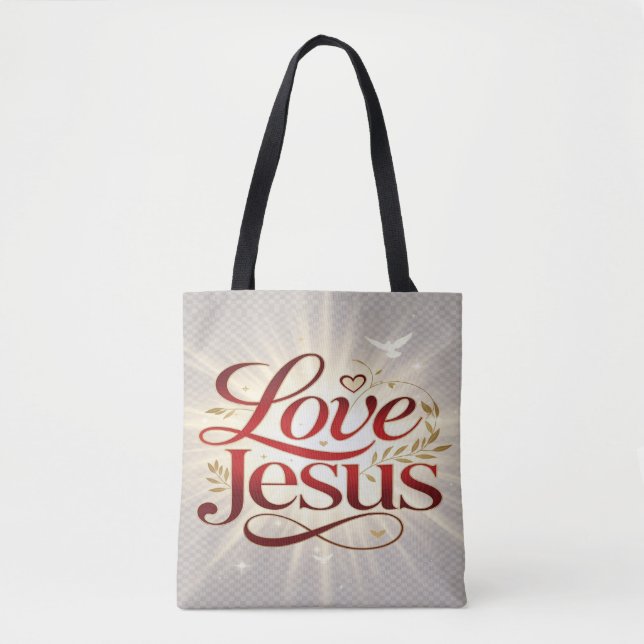 Älska Jesus Tygkasse (Framsida)