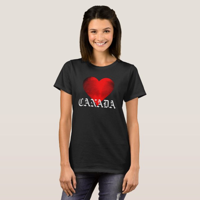 ÄLSKA KANADA T SHIRT (Hel framsida)