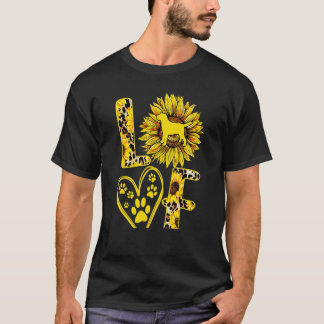 Älska Labrador Retriever Solros Labrador Hund Ägar T Shirt