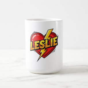 Älska Leslie Kaffemugg