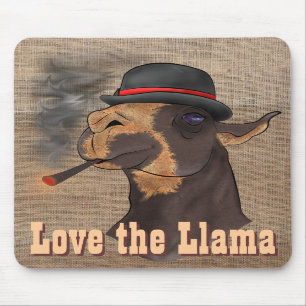 Älska llamaen - Mousepad Musmatta