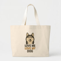 Älska Mig, Älska Min Hund Husky Älskare Design