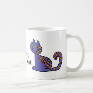 Älska mig kärlek min katt! kaffemugg