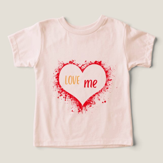 ÄLSKA MIG T-SHIRT FÖR BARN (Design Framsida)