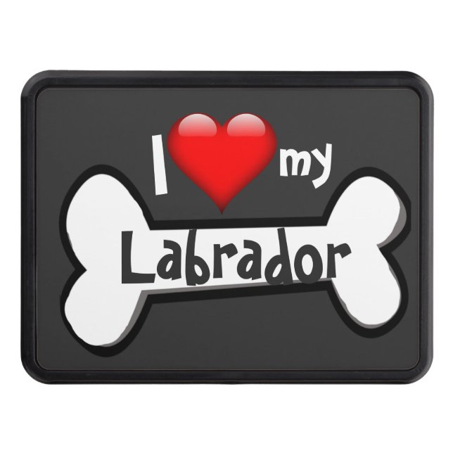 Älska min anpassningsbar för hund aveln (skriv in dragkroksskydd (Framsidan)