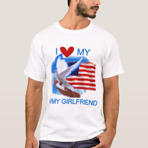 Älska min arméflickvänT-tröja och gåvor T Shirt