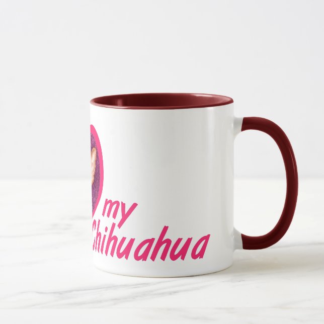 Älska min Chihuahuamugg Mugg (Höger)