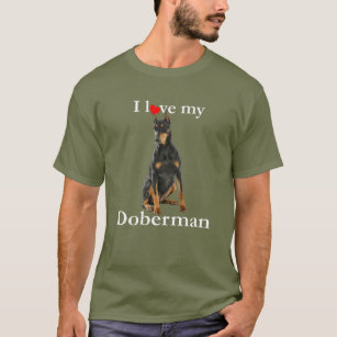 Älska min DobermanT-tröja Tee