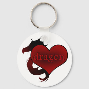 Älska min drake Keychain Nyckelring