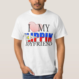 Älska min Flippin pojkvän (filippinen) Tee Shirt