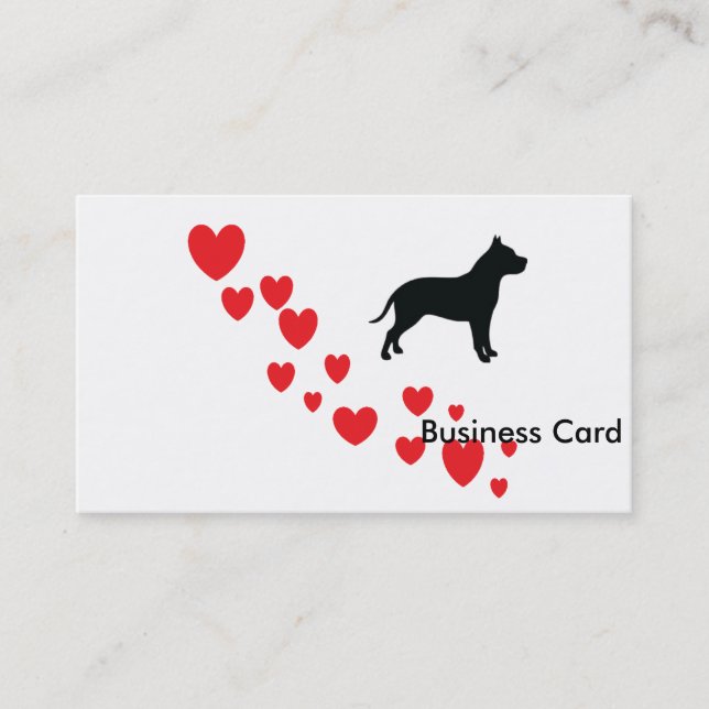 Älska min grop visitkort (Framsida)