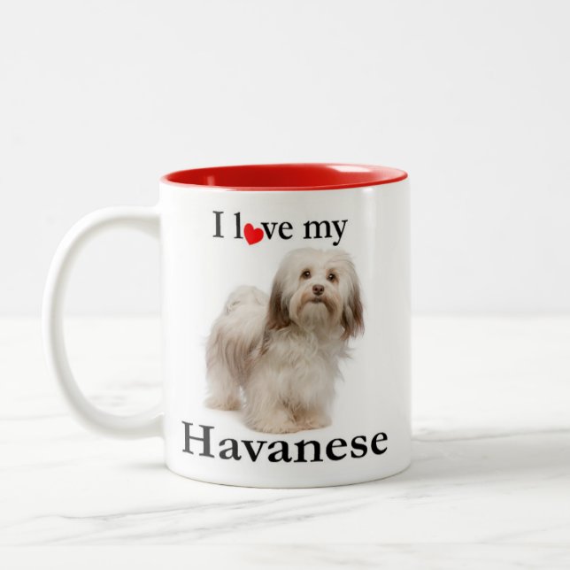 Älska min Havanese mugg (Vänster)