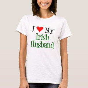 Älska min irländska make t-shirt
