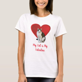 Älska Min Katt / Alla Hjärtans Dag T Shirt