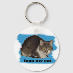 ÄLSKA MIN KATT NYCKELRING